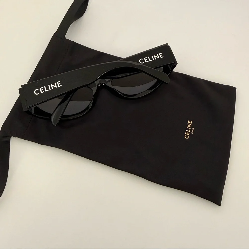 NEW!!! Celine black unisex sunglasses CL40288I 01A Authentic - Picture 8 of 8